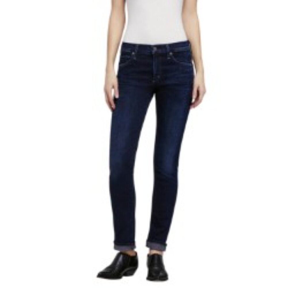 Citizens of Humanity Agnes Mid-Rise Slim Straight Jeans 27